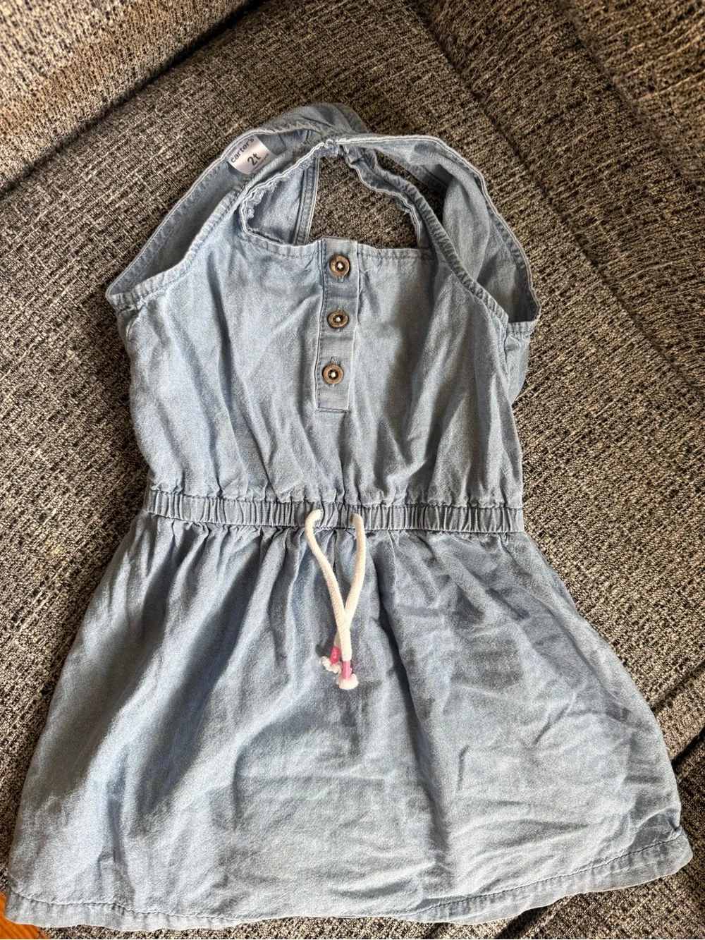 Gap Girls Rainbow Plaid Sundress - Multicolor
